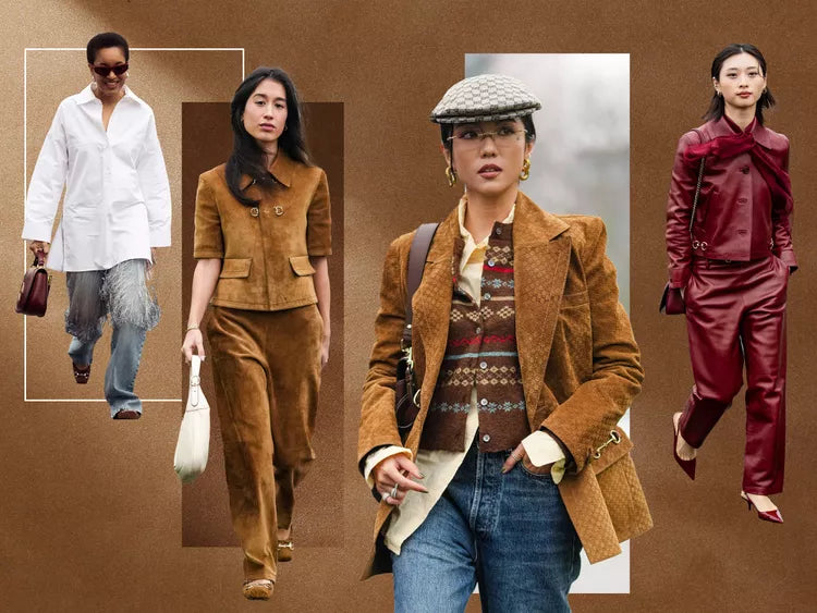Cherry Red Is The Top Street Style Trend At Milan Fashion Week