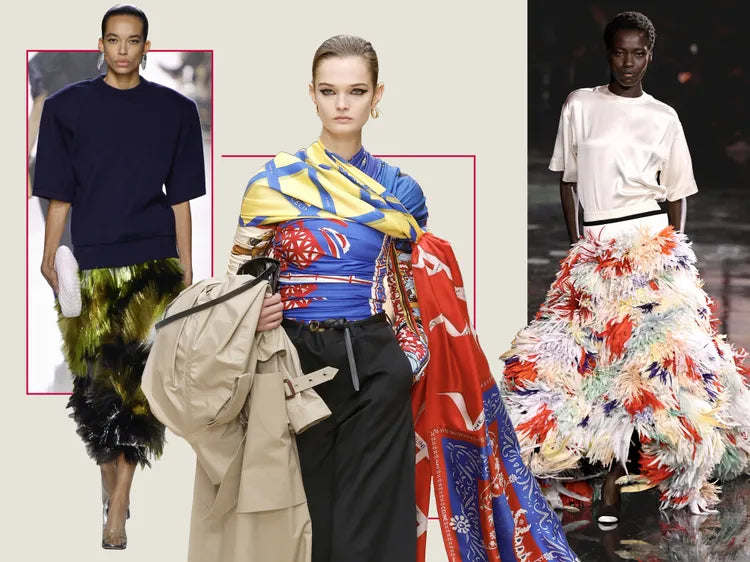 From Fringe To Florals, Designers Couldn’t Get Enough Of These 9 Trends This Fashion Month