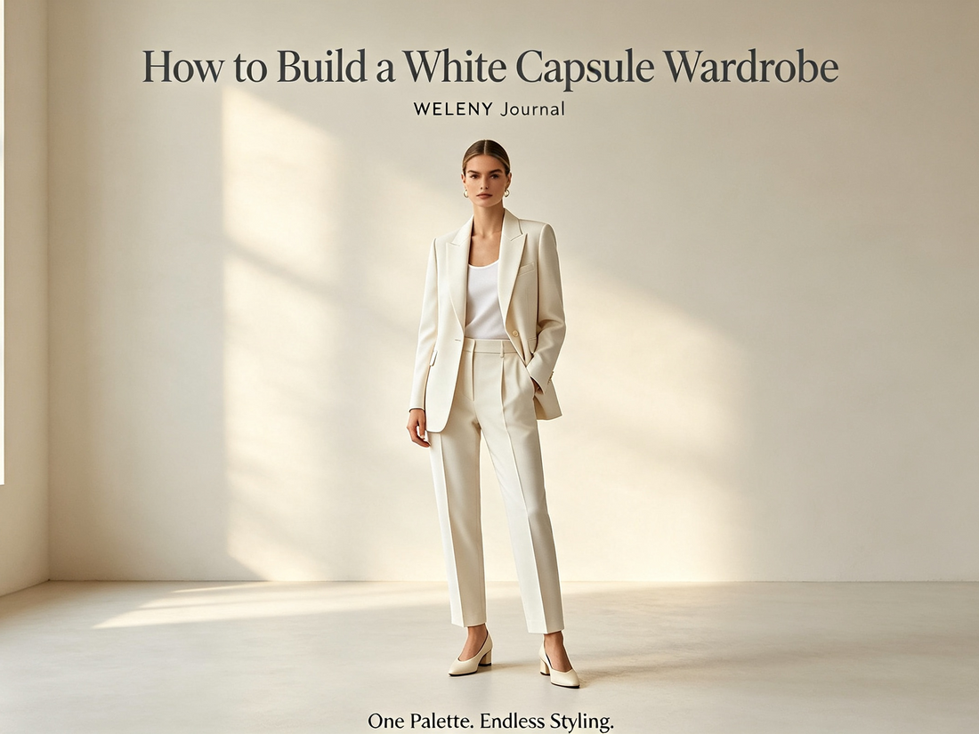 How to Build a White Capsule Wardrobe | WELENY Journal
