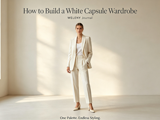 How to Build a White Capsule Wardrobe | WELENY Journal