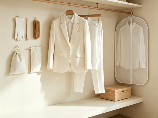 How to Care for White Tailoring | Garment Care Guide
