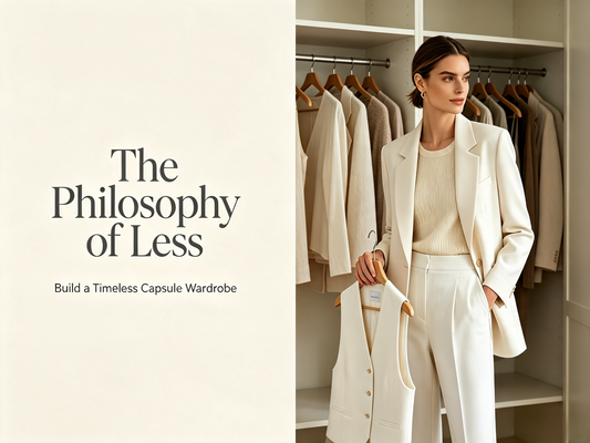 The Philosophy of Less | Build a Timeless Capsule Wardrobe