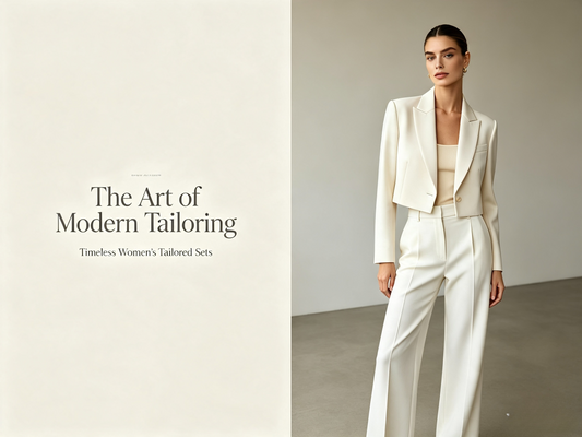 The Art of Modern Tailoring | Timeless Women's Tailored Sets