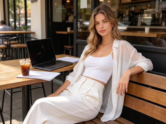 How To Style White Tailored Sets For A Chic Business Meeting